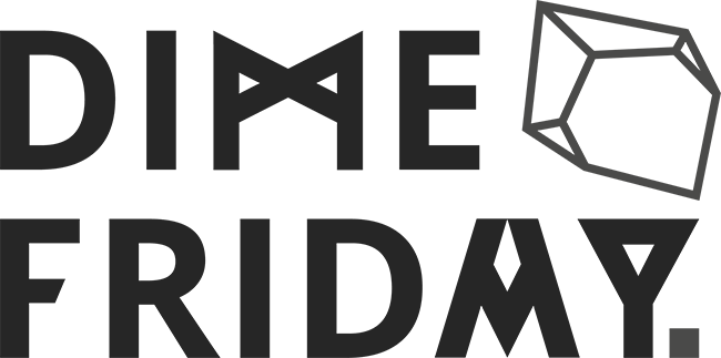 DimeFriday Logo Stacked
